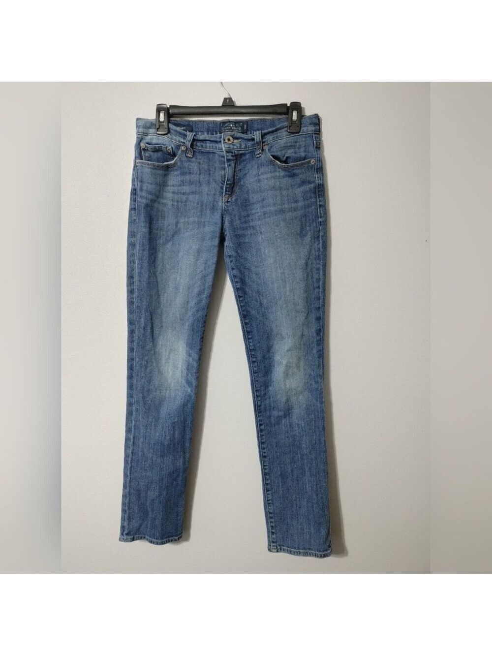 Lucky Brand Women's Classic Blue Sweet Straight Leg Jeans 6/28 31" Inseam